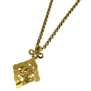 Chanel Cc Logo Chain Pendant Necklace #250037C10B